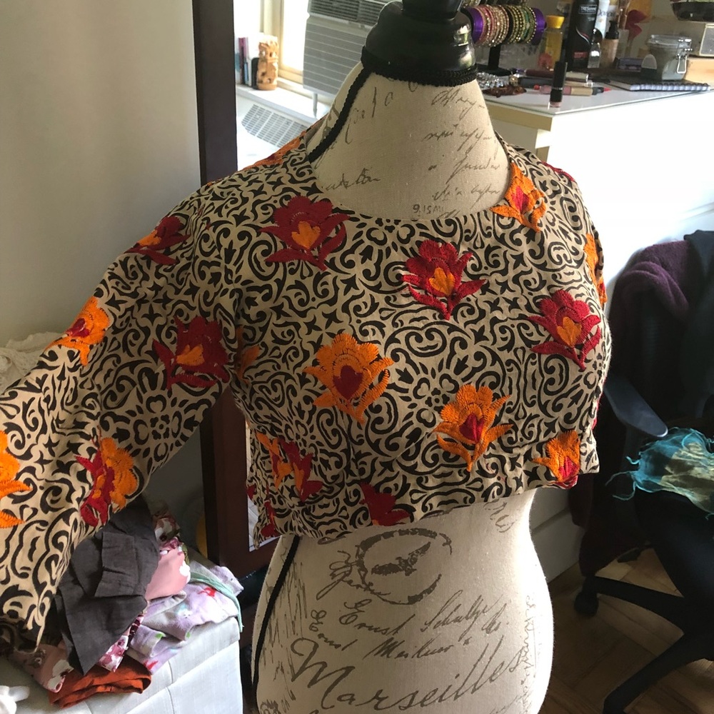 Saree blouse/ crop top